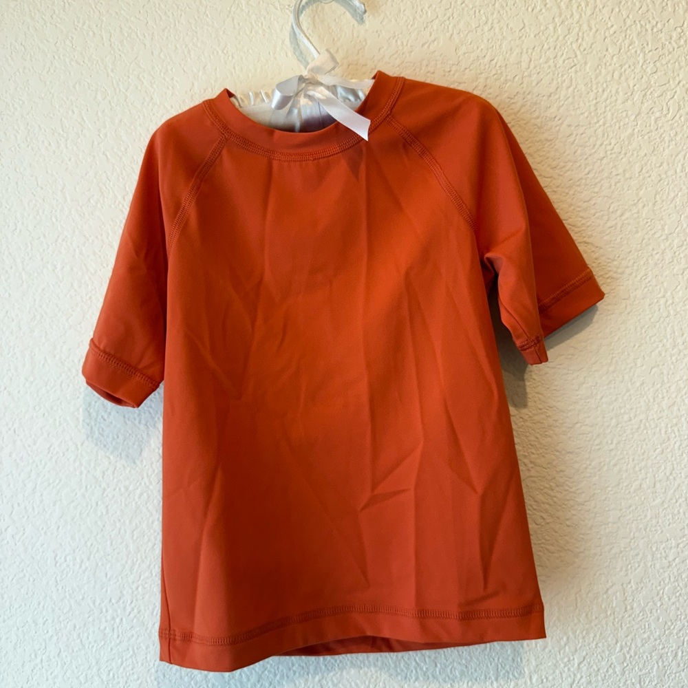 Hanna Andersson Kid Orange Rashguard Size 4